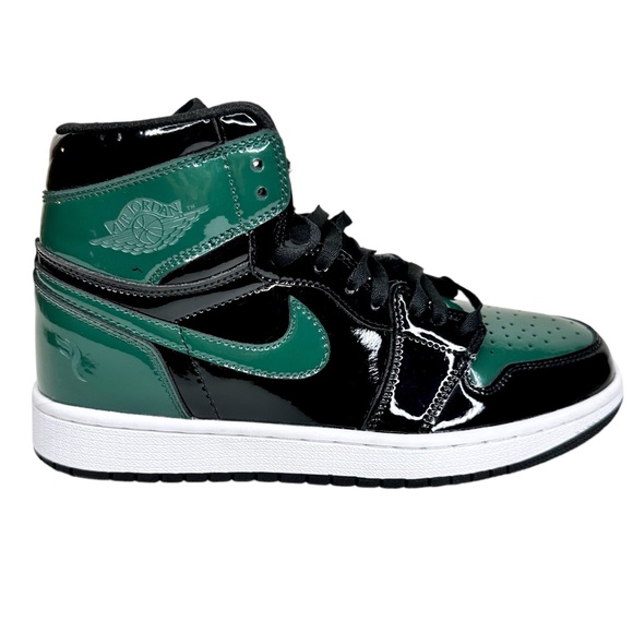 SoleFly x Jordan 1 Retro High Sneakers Patent Art Basel Miami  Black SZ. 8.5 - Picture 2 of 16